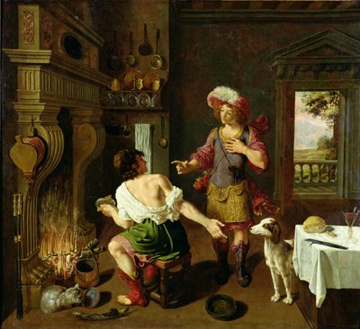 Esau Selling His Birthright to Jacob by Michel des Gobelins Corneille